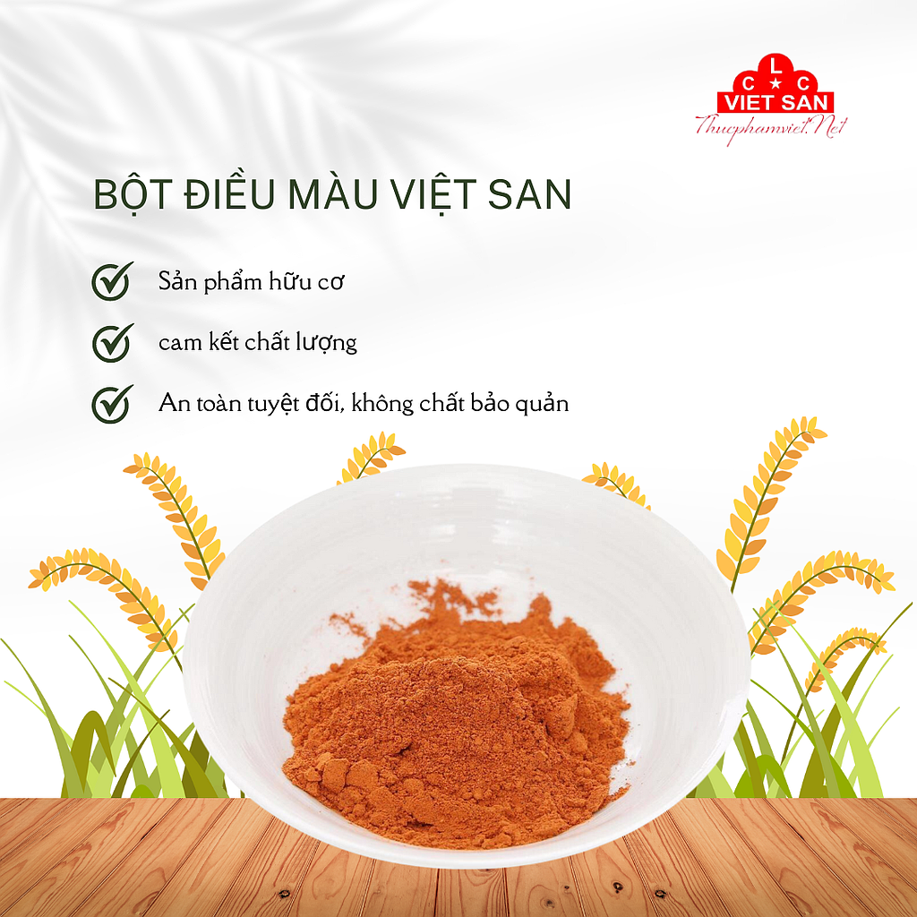 BỘT ĐIỀU MÀU 1KG