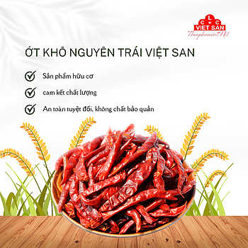 ỚT KHÔ NGUYÊN TRÁI 1KG